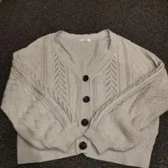 INGNI ベージュ Vネック カーディガン