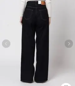 MOUSSY ワイドデニムパンツ インディゴのサムネイル
