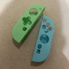 Nintendo Switch ジョイコンカバー 緑と青