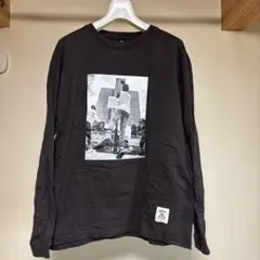 ボーラホリック　ブラック フォトプリント 長袖カットソー L