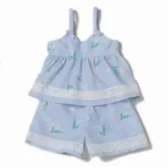 美品 メゾピアノ キャミソール ショートパンツ 上下セット すずらん レース