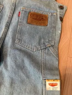 BIG JOHN ライトブルー オーバーオール SSサイズ