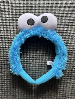 ユニバ セサミストリート セサミ クッキーモンスター カチューシャ 美品