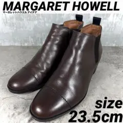 すみれ マーガレットハウエルアイデア　メダリオンサイドゴアブーツ　ブラウン 2026年最新】MARGARET HOWELL idea カラー：ブラウン系 レディース