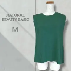 【ナチュラルビューティーベーシック】レディース ノースリーブ カットソー Ｍ