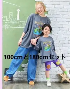 新品 LITTC 親子リンク ピーターパン リンクコーデ Tシャツ セット