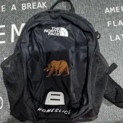 美品　THE NORTH FACE HOMESLICE ブラックリュック　キッズ