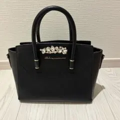 JILL by JILLSTUART ビジュー ショルダーバッグ 黒のサムネイル