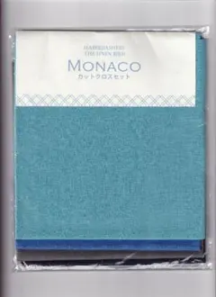 リネンバード　モナコリネン カットクロス４枚セット ブルー・グレー系