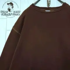 人気 コロンビア スウェット トレーナー L ブラウン 刺繍 アウトドア 古着