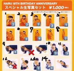 超特急 柏木悠 ハル 生誕 スペシャル生写真セット