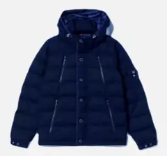 BEAMS HEART ツインジップ ダウンジャケット ネイビー L