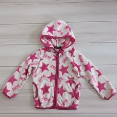 ★美品★RONI★SSサイズ★97〜107cm★フリースアウター★総柄★