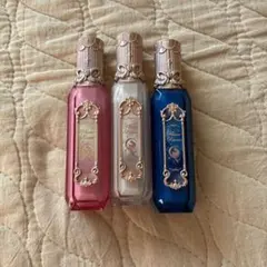 リップグロス 3本セット ピンク ホワイト ブルー