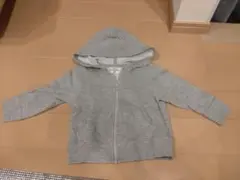 グレー フード付きトレーナー 90cm