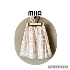 MIIA 花柄 フレアスカートのサムネイル