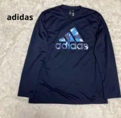 adidas アディダス 長袖シャツ ネイビー