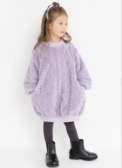 ブランシェス　ケーブルボアワンピース