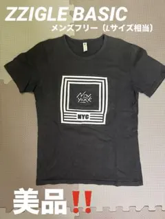【ZZIGLE BASIC】NEW YORK プリント半袖Tシャツ フリーサイズ