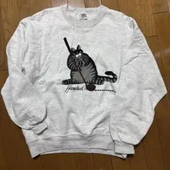 Crazy Shirts クリバンキャット 両面プリントスウェット ゴルフ柄