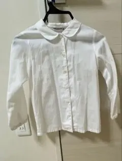 MIKI HOUSE 長袖シャツ 120 ホワイト