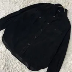 URBAN RESEARCH オーバーサイズ デニムシャツ ブラック 40 綿