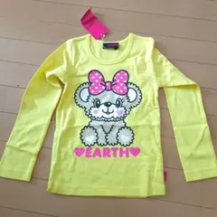 EARTH MAGIC 長袖カットソー イエロー