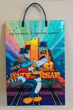 ［美品］ユニバーサル・スタジオ・ジャパン 1周年 袋 ショッパー USJ ユニバのサムネイル
