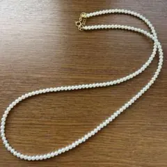 1470 高品質淡水パールロングネックレス