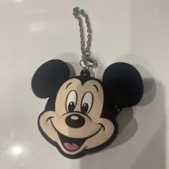 ディズニー ミッキー バッグチャーム キーホルダー ケース付きコインケース