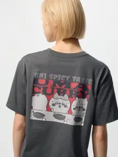 Tシャツ ちいかわ 半袖 Mサイズ ユニクロ UNIQLO UT グレー カレーのサムネイル