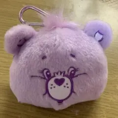 新品　ケアベア　ファスナーカラビナ付ポーチ