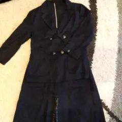 コムサデモード KT ネイビー ダブル スカートスーツ