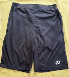 YONEX ブラック ハーフパンツ L - メルカリ