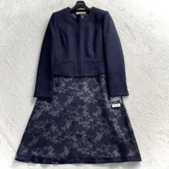 新品タグ CROULE BARBE 東京イギン ワンピースセットアップ 紺色 L