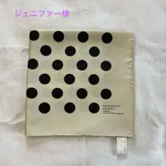 マーガレットハウエル リネンスカーフ　ドット柄 マーガレットハウエル リネンスカーフ ドット柄 - メルカリ