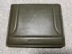 TAKEO KIKUCHI 二つ折り財布 オリーブグリーン