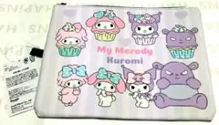 クロミ マイメロ フラットポーチ ポーチ サンリオ サンリオキャラクターズ 品薄