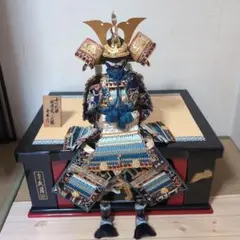 美品 甲冑師 鈴甲子雄山作 平安時代 金小札緋威 大鎧 五月人形 - メルカリ