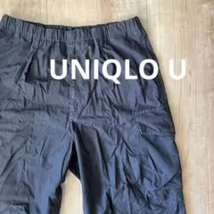 UNIQLO U ユニクロユー ワイドフィットパラシュートカーゴパンツ L 黒