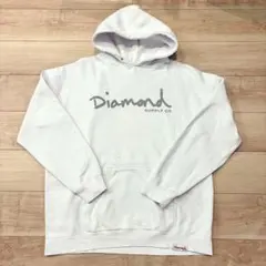 Diamond Supply パーカー 白 ホワイト XL ダメージありのサムネイル