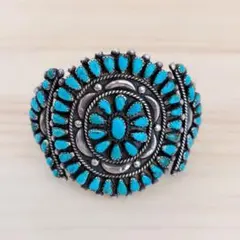 1970年代 ヴィンテージ ターコイズバングル インディアンジュエリー ナバホ
