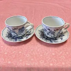 Blue Danube スープカップ 3客セット ・2連皿 - メルカリ