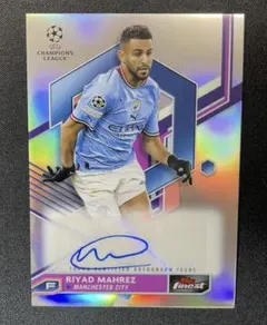 topps マフレズ 直筆サインカード auto マンC シティ