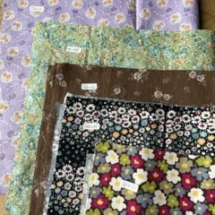 お買得☆花柄生地5種セット 色柄さまざま