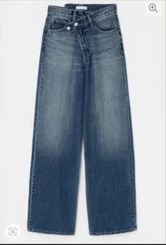 moussy CROSS WAIST WIDE ストレート