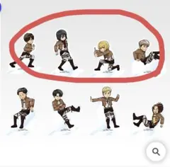 進撃の巨人 一番くじ H賞 アクリルスタンド 4種セット