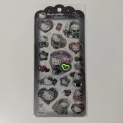 ラ*◎様 SL097 ドロップ ジュエリー シール サンリオ ハローキティ 黒