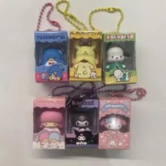 サンリオキャラクターズチョコボックスチャーム 6種 プリン マイメロ クロミ