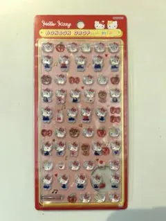 ボンボンドロップシール　キティ　赤　サンリオ